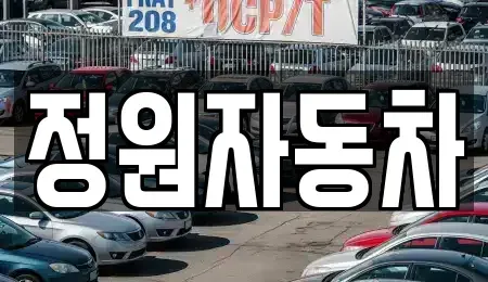 서울특별시 용산구 원효로4가 중고차매매 전문 정원자동차