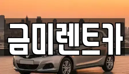 서울특별시 종로구 명륜4가 렌트카 전문 금미렌트카