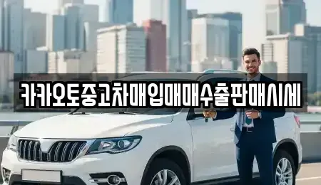 서울특별시 종로구 송월동 중고차매입 전문 카카오토중고차매입매매수출판매시세