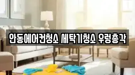 안동에어컨청소 세탁기청소 우렁총각