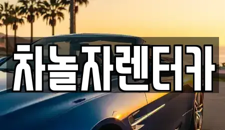 인천광역시 중구 운남동 렌트카 전문 차놀자렌터카