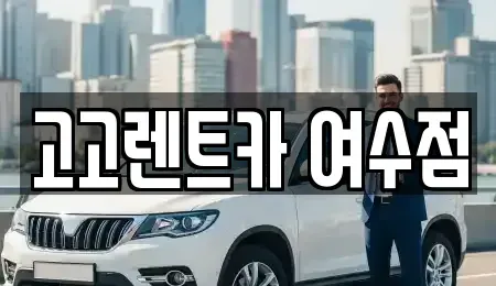 전남 여수시 렌트카 전문 고고렌트카 여수점