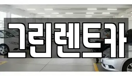 전남 여수시 화정면 단기렌트카 전문 그린렌트카