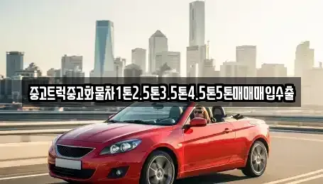 전라남도 장흥군 장흥읍 중고차 전문 중고트럭중고화물차1톤2.5톤3.5톤4.5톤5톤매매매입수출