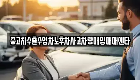 전북특별자치도 김제시 도장동 중고차매매 전문 중고차수출수입차노후차사고차량매입매매센타