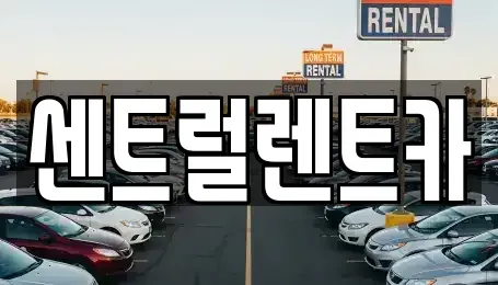 충남 논산시 강산동 렌트카 전문 센트럴렌트카