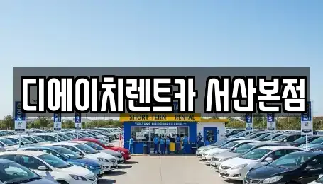 충남 서산시 예천동 렌트카 전문 디에이치렌트카 서산본점