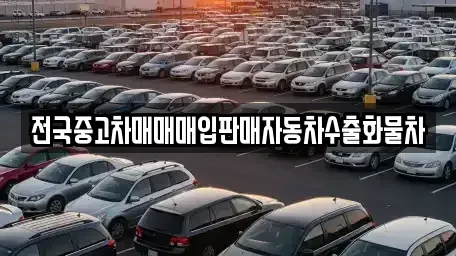 충남 아산시 배미동 중고차 전문 전국중고차매매매입판매자동차수출화물차