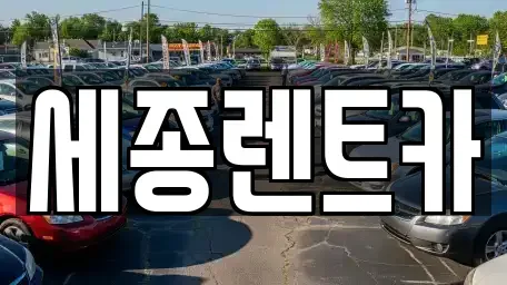 충청남도 금산군 군북면 렌트카 전문 세종렌트카