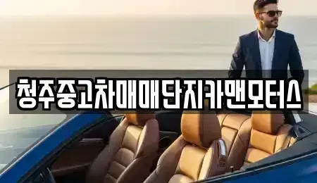 충청북도 중고차 전문 청주중고차매매단지카맨모터스