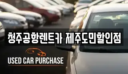 충청북도 청주시 청원구 외평동 렌트카 전문 청주공항렌트카 제주도민할인점